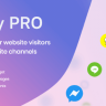 Chaty Pro v3.1.8 NULLED – Floating Chat Widget, Contact Icons, Messages, Telegram, Email, SMS, Call